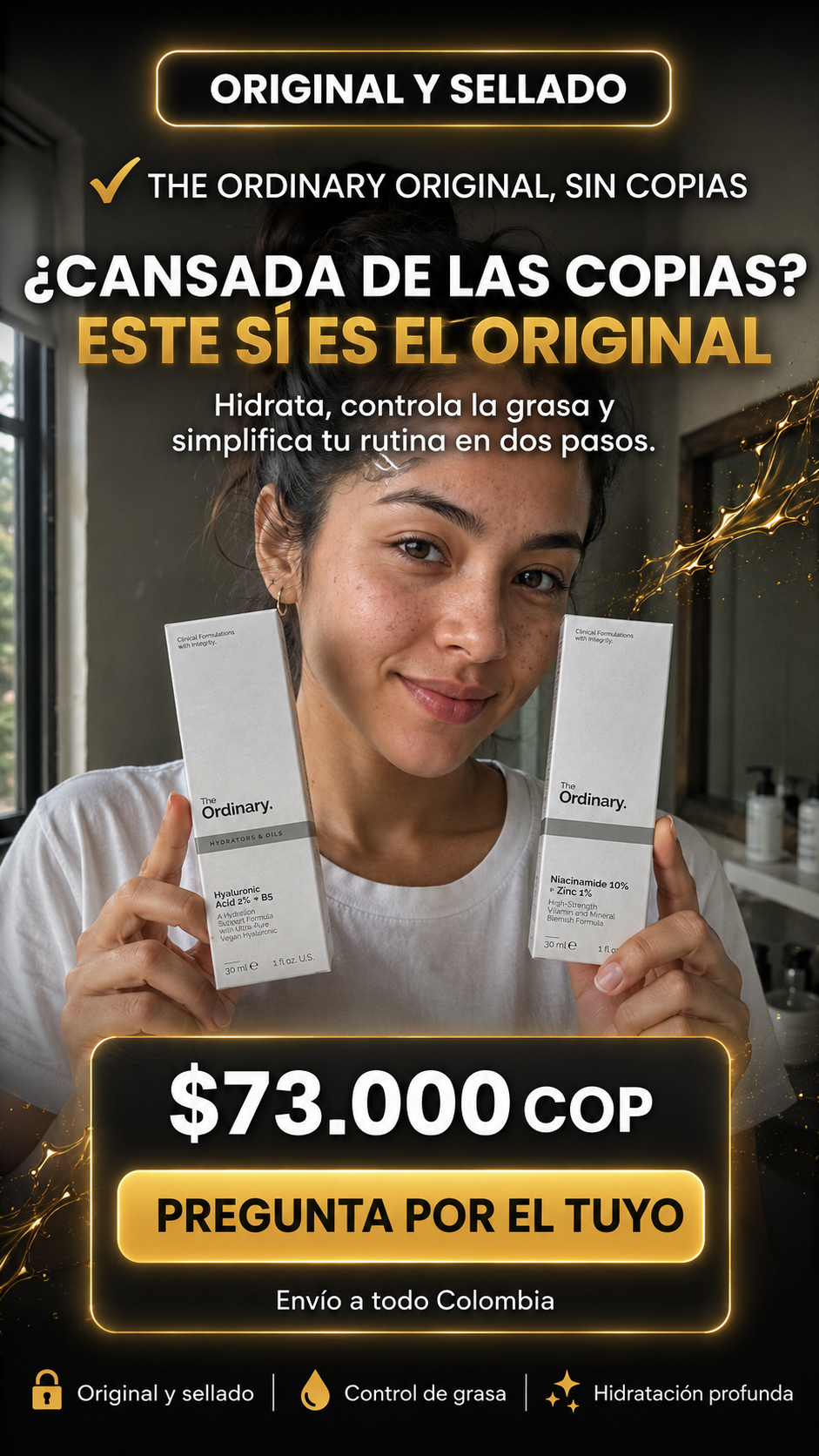 Combo Niacinamida+Acido Hialuronico The Ordinary™