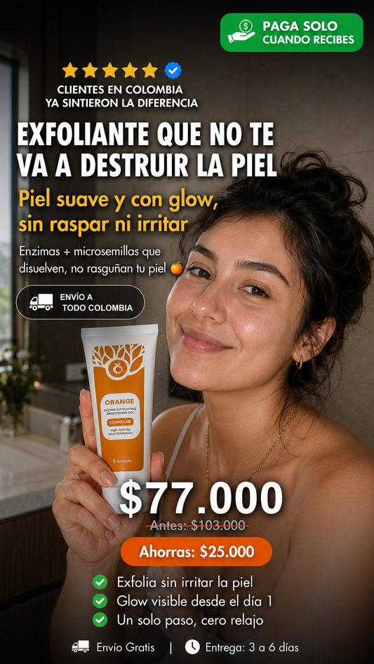 ™ ORANGE – Gel Exfoliante Enzimático de Naranja con Microsemillas